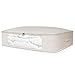 Lifewit Foldable Under Bed Storage Bag Organizer for Comforters, Blankets, Bedding, Duvets, Clothes, Quilts, Pillows, Clothing, Sweaters, Beige