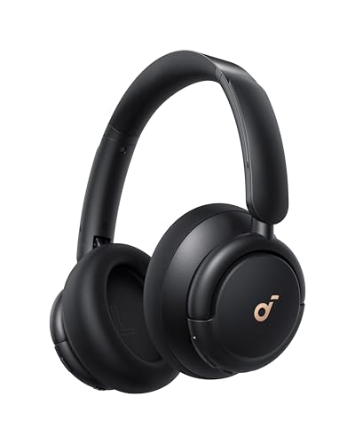 by Anker Q30 Bluetooth Kopfhörer, Hybrid Active Geräuschisolierung, Individuelle Modi, Hi-Res Sound, EQ in App, 40h Akku, bequemer Halt, Verbindung von 2 Geräten (Schwarz)