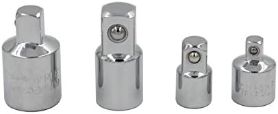 EOHM 4pcs 1/4 3/8 1/2 Drive Socket Adapter Converter Reducer Air Impact Socket Wrench