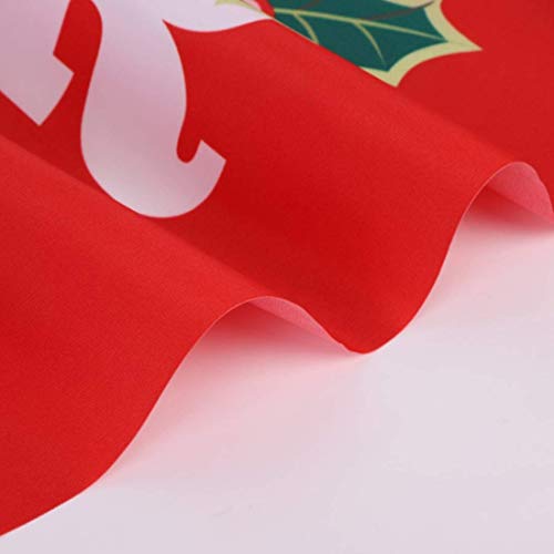feb.7 Christmas Decorations, Merry Christmas Banner and Welcome Home Christmas Decorations Red Xmas Decor Banners for Home Wall Door Apartment Party (red2) - Thumbnail 7
