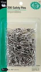 Dritz Safety Pins Size 2 200/Pkg 1471 (3 Pack)