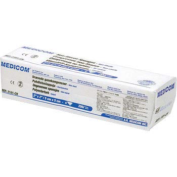 アズワン(AS ONE) 不織布ガーゼ 4つ折 5cm×5cm 200枚入商品画像