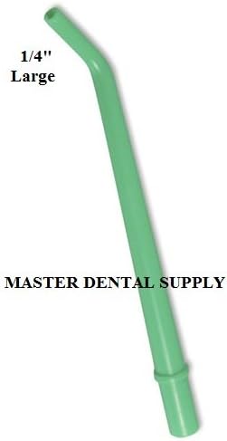 Surgical Aspirator Tips GREEN Color Coded 1/4" LARGE Size 25 Pcs/Bag Suction Tips Shipped fron USA