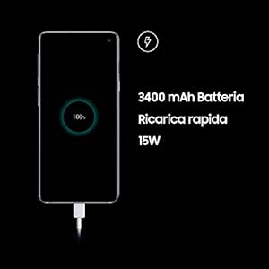 Samsung Galaxy S10 Smartphone, Display 6.1" Dynamic AMOLED, 128 GB Espandibili, RAM 8 GB, Batteria 3400 mAh, 4G, Dual SIM, Android 9 Pie, Nero (Prism Black) - immagine 7