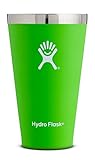 Hydro Flask 16 oz Stackable Double Wall Vacuum Insulated Stainless Steel True Pint Camping Cup, Kiwi (No Lid)