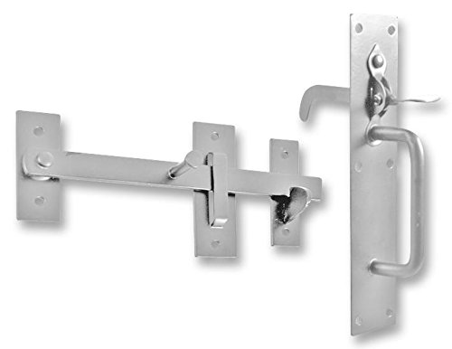 DURATOOL D01279 Suffolk Latch – Bright Zinc Plated, Corrosion‑Resistant Gate & Door Latch