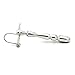 Tear Drop Male Genital Wand, Smooth Surgical Steel Hollow Cum Through Urethral Plug