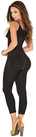 Body Shapers For Women Lycra Nylon Braless Adjustables Straps Capri Type Faja