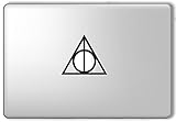 Deathly Hallows Symbol Harry Potter - Apple Macbook Laptop Vinyl Sticker Decal