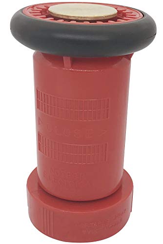 Fire Hose Spray Nozzle 1-1/2" NST/NH Polycarbonate Jet fog Industrial Fireman 1.5" Nozzle 75 gpm Fire Equipment FHSN01NST - Thumbnail 6
