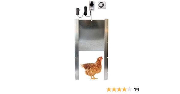 ferme-porte automatique de poulailler avec contrôleur de minuterie 