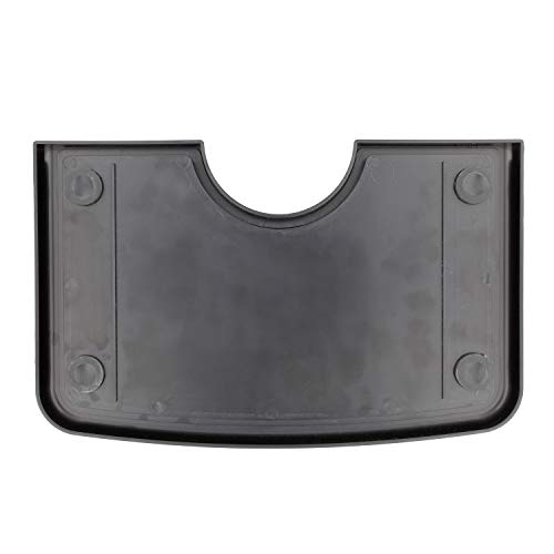 Bar Drip Tray – Stainless Steel and Plastic Tray with Non Slip Rubber Grip, Large Drip Tray for Beverage Dispenser
