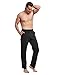 BALEAF Men's Active Yoga Sweatpants Open Bottom Jogging Leg Workout Jogger Jersey Straight Pants Side Pockets