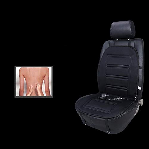 TOOGOO Heated Car Seat Cushion - Auto Seat Cover Warmer Auto Headed with Lumbar Support -Ice Cold Winter Weather Protector Heater Temperature Controller for Cars, Trucks, Vans SUV