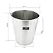 Blackcover Measuring Cup, Stainless Steel Beaker/Measuring Beaker Steaming Frothing Pitcher with Handle 64oz(2000ml))