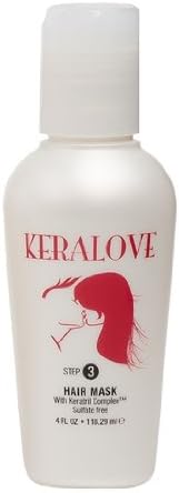 Hair Mask Keratin Care 4oz - Professional Hair Repair, Nourishment & Beauty - Vitamin Complex for All Hair Types - with Aloe Vera and Vitamin E