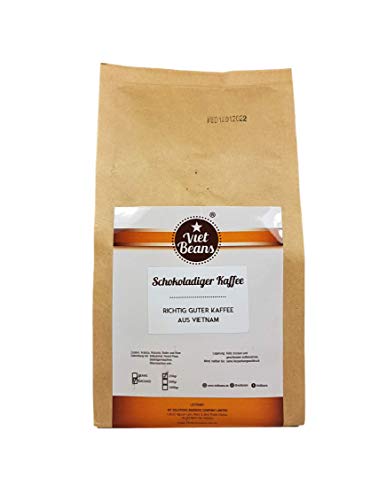 VietBeans KEO - Schokoladiger Kaffee - Gemahlener Röstkaffee - Geröstet in Butter, Rum und Whisky - Intensiver Schoko…