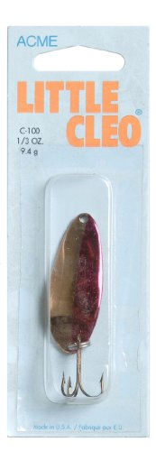 acme Little Cleo Fishing Terminal Tackle, 1/3-Ounce, Copper Red