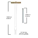 TOGGLER SNAPTOGGLE BA Toggle Anchor with Bolts, Zinc-Plated Steel Channel, Made in US, 3/8" to 3-5/8" Grip Range, For 3/16"-24 UNC Fastener Size (2 Packs of 10)