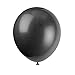 Jet Black 12" Balloons 15ct