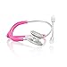 MDF Instruments, MD One Stainless Steel Stethoscope, Adult, Fuschia Tube, Silver Chestpieces-Headset, MDF77732