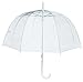 RainStoppers Bubble Umbrella, Clear, One Size