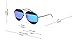 GAMT Mirrored Aviator Sunglasses Fashion Designer Colorful Lens