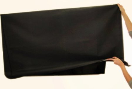 Large Flat Screen Tv's 42" Marine Grade Black Nylon Dust Covers Ideal for Outdoor Locations.