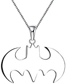 GB Jewelries Stainless Steel Batman Pendant Necklace
