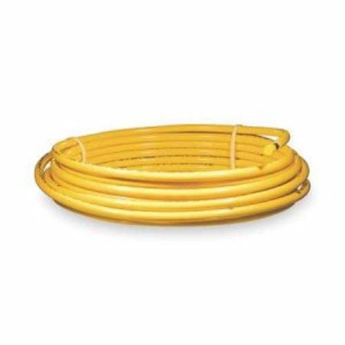 Cupro DY06050 Polyethylene Coated Copper Tubing, Type R, Yellow, 3/8" Od x 50'