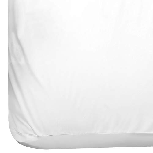 DMI-Zippered-Plastic-Mattress-Cover-Protector-Waterproof-Twin-Size-White