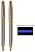 Stainless Steel and Gold Police Detective Pen | Police Gift | Executive Office Pens | Police Desk Pen | Professional Pen for Detectives | Investigators Pens | Office Pen for Men | Office Pen for Women