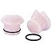 YOFANST Organic Quartz Cute Cat Ear Stretching Plugs Gauge 00g, Sold as Pair