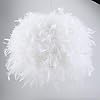 Plume Blanche-ophanging, Plume-hanglamp Moderne lampenkap Decoratieve hanglamp Plafondveer Hanglamp voor kinderkamer…