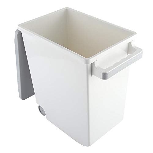 Rice Container Bin, Food Storage Container Flour Airtight Container Kitchen Grain Cereal Storing Box with Casters Gray