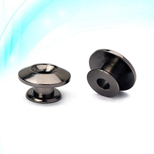 image for SUPVOX 2 PCS Guitar Strap Lock Mushroom Head Straplock Buttons Guitar 