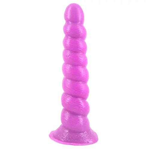 Cat Tail Play Plug Beads Toys 254 52mm Long Plug Suction Cup Screw Thread Plug Toys for Women/Men Toys,Purple,Heart Plugs Play Plug