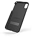 Encased iPhone XR Belt Clip Case with Kickstand (2018) Slimline Series w/Swivel Holster (Black)