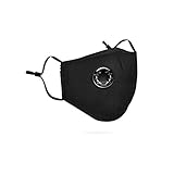 Eamplest Dust Mask, Mask Protective Mask Respirator Mask with 2 Replacement Filters, Reusable Washable Fine Dust Mask for Outdoor Dust, PM2.5, Pollution, Pollen etc,Black