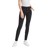 Amazon.com: Express Jeans pitillo negro de talle medio, 00R : Ropa, Zapatos  y Joyería