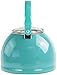 Calypso Basics by Reston Lloyd Harmonic Hum Whistling Teakettle with Glass Lid, 2.2-Quart, Turquoise