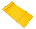 Camco AccuPark Parking Mat | Features 2 Raised Bumps for Parking Accuracy | Easy Installation with Heavy Duty Adhesive Tape | Yellow (42891)