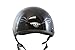 VCAN V531 Cruiser Intricate Butterfly Half Helmet (Gloss Black, Small)
