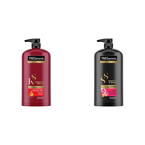 TRESemme Keratin Smooth Shampoo, 1L and TRESemme Smooth & Shine Shampoo, 1 Ltr