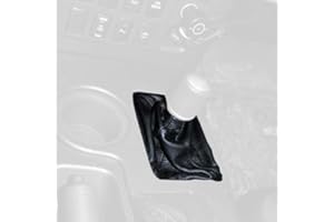 RedlineGoods Transfer case Boot Compatible with Toyota FJCruiser 2007-15. Tailor Made - not Universal. Genuine top-Grade Italian Black Leather with Silver Thread