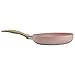 Country Kitchen 8” Nonstick Aluminum Frying Pan with Soft Touch Silicone Handle – Marble Pink