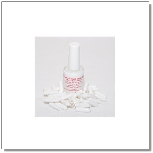 Uber Goop WHITE Dishwasher Rack Paint & Glue w/40 caps