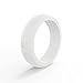 QALO Women's White Classic Athletics Silicone Ring Size 06