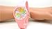 Zeiger New Cool Kids' KW021 Analog Display for Easy Read Time Teacher Young Girls Watch with Rainbow Dial Silicone Band (Pink)