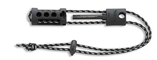 CRKT Spark’N Sharp Fire Starter: Knife Sharpener, Magnesium Rod, Striker, Lanyard 9081